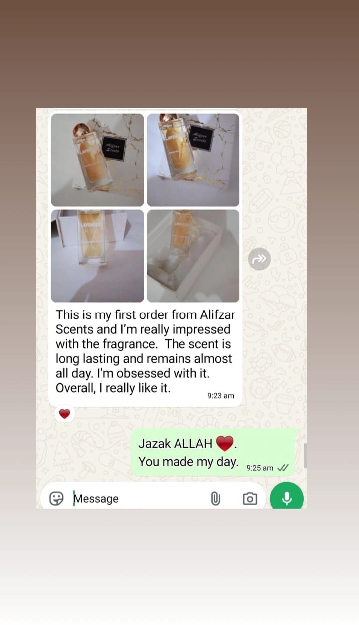Customer review for Lavender